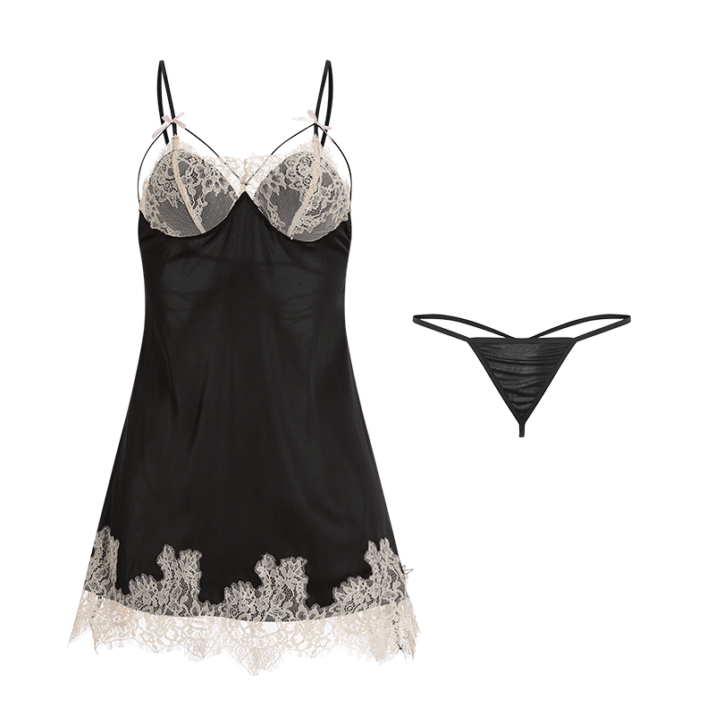 Ge Light Sexy Lingerie Womens Halter Peacock Embroidery Lace Uniform Hollow Sexy Temptation Bib 