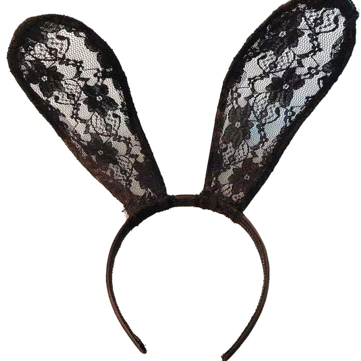 Uniform Temptation Accessories Headband Lace Veil Eye Mask Rabbit Ears